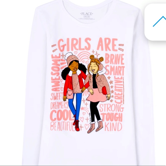 💐NEW💐 Girls Are Graphic Tee XS 4/5 - Picture 1 of 1